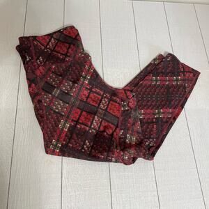 CHAMPION C9 Red Pixilated Pattern Workout Leggings Size XXL NWOT